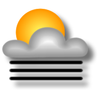 Nebbie/nubi basse in parziale dissolvimento